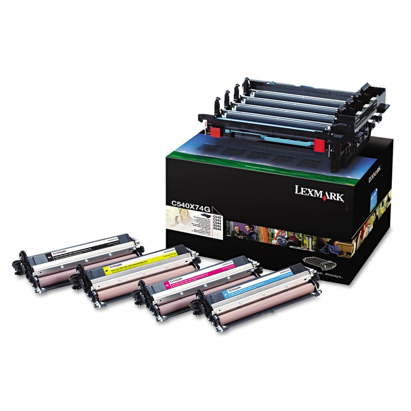 C540X74G PHOTOCONDUCTOR UNIT, BLACK/CYAN/MAGENTA/YELLOW DEVELOPER UNITS