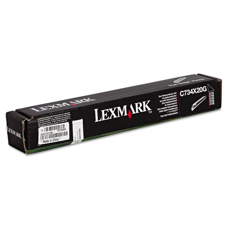 C734X20G PHOTOCONDUCTOR KIT, 20000 PAGE-YIELD, BLACK