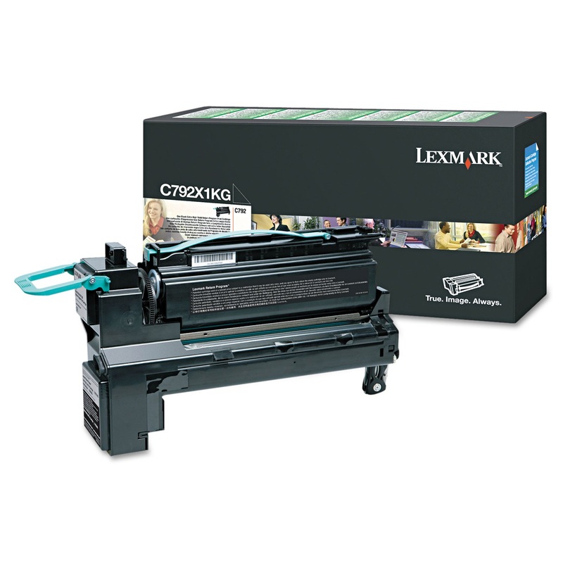 C792X1KG RETURN PROGRAM EXTRA HIGH-YIELD TONER, 20000 PAGE-YIELD, BLACK