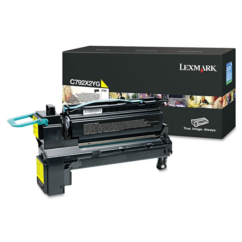 C792X2YG EXTRA HIGH-YIELD TONER, 20000 PAGE-YIELD, YELLOW
