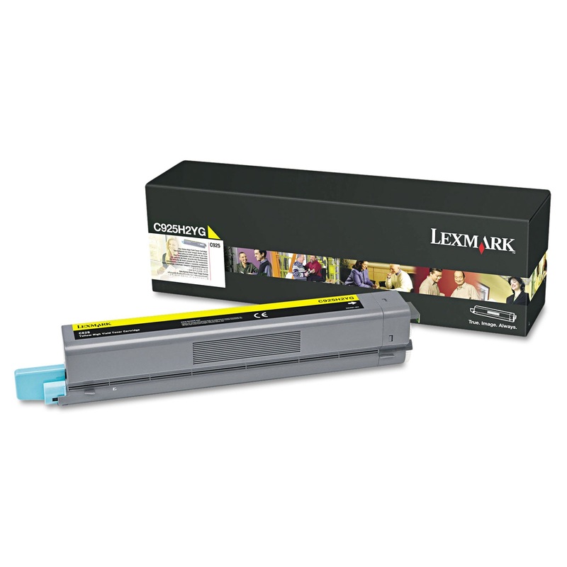 C925H2YG HIGH-YIELD TONER, 7500 PAGE-YIELD, YELLOW