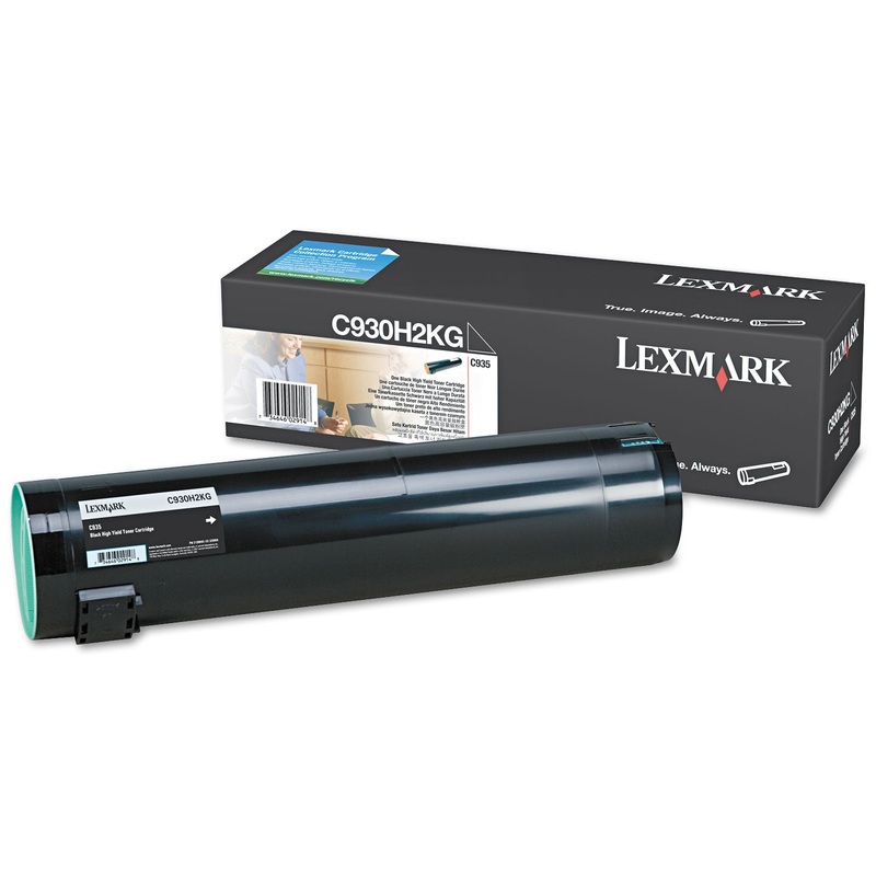 C930h2kg High-Yield Toner, 38000 Page-Yield, Black