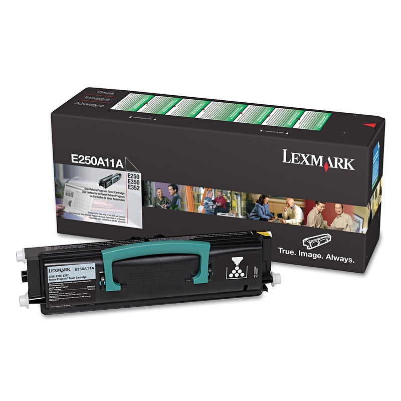 E250A11A RETURN PROGRAM TONER, 3500 PAGE-YIELD, BLACK