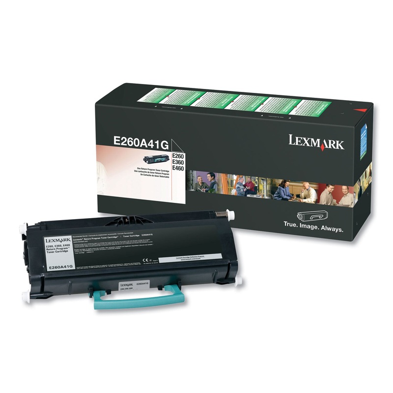 E260A41G (E260) RETURN PROGRAM TONER, 3500 PAGE-YIELD, BLACK