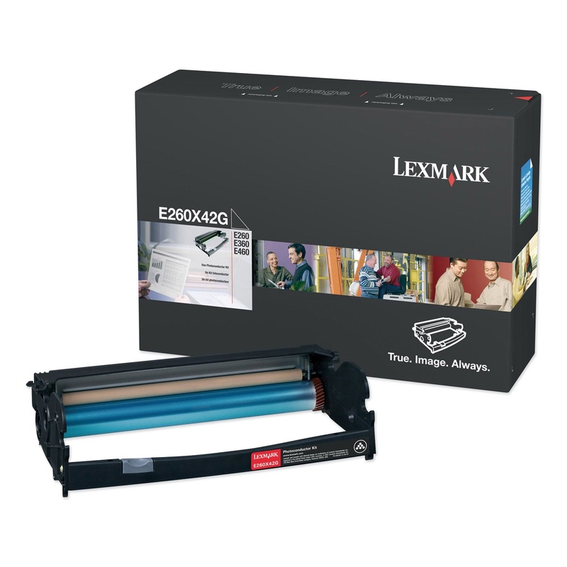 E260X42G PHOTOCONDUCTOR UNIT, 30000 PAGE-YIELD, BLACK, TAA COMPLIANT