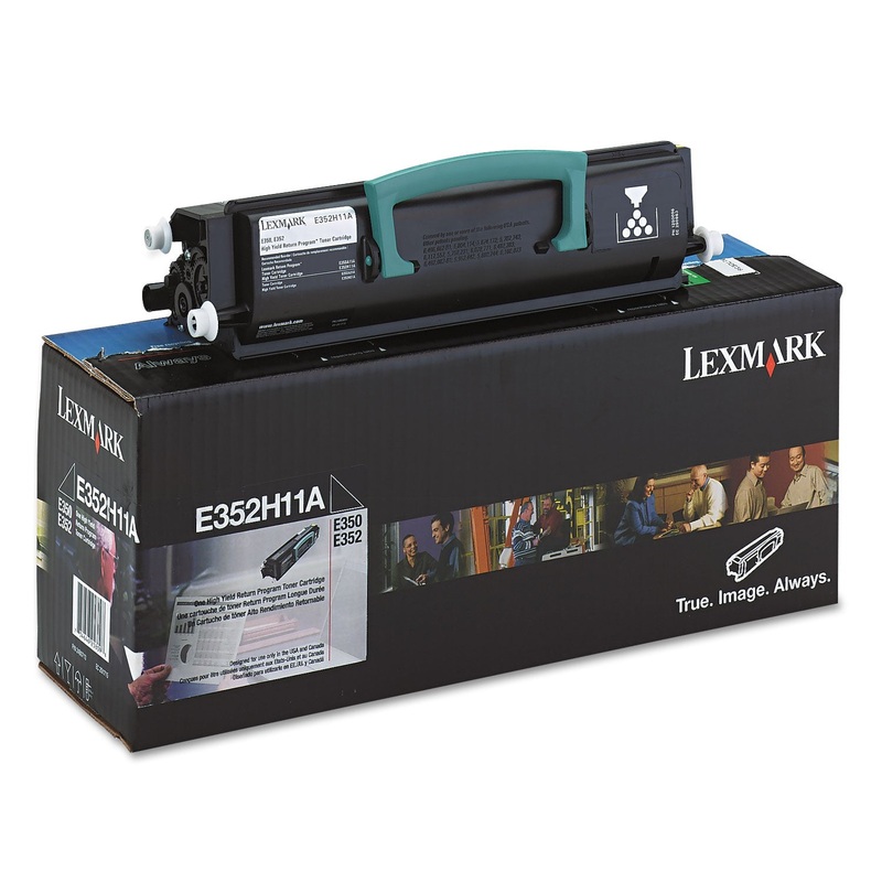 E352H11A (E350/E352) RETURN PROGRAM HIGH-YIELD TONER, 9000 PAGE-YIELD, BLACK