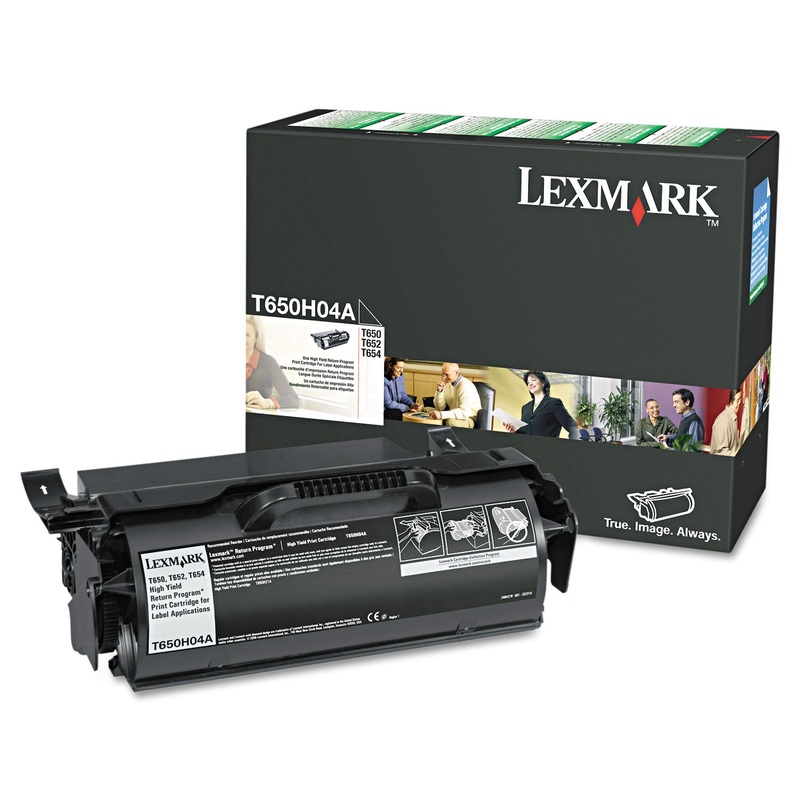 T650H04A RETURN PROGRAM HIGH-YIELD TONER, 25000 PAGE-YIELD, BLACK