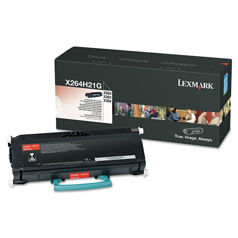 X264h21g High-Yield Toner, 9000 Page-Yield, Black