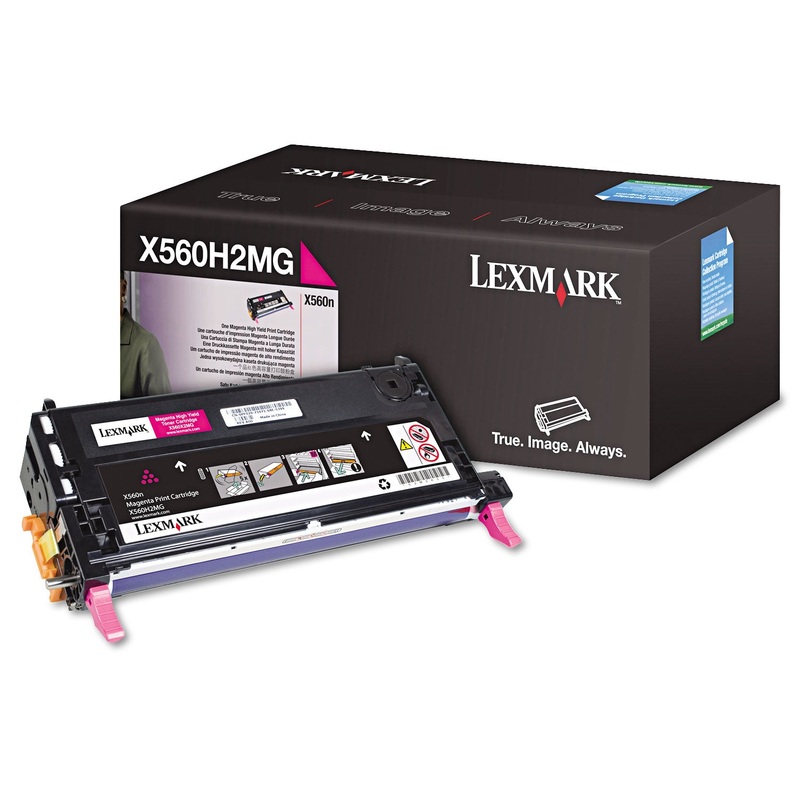 X560h2mg High-Yield Toner, 10000 Page-Yield, Magenta