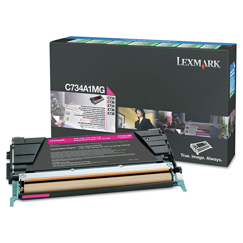 X746A1MG RETURN PROGRAM TONER, 7000 PAGE-YIELD, MAGENTA