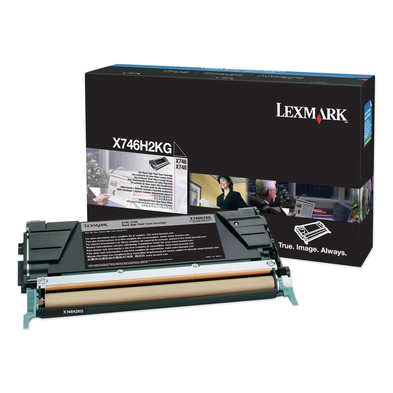 X746H2KG HIGH-YIELD TONER, 12000 PAGE-YIELD, BLACK