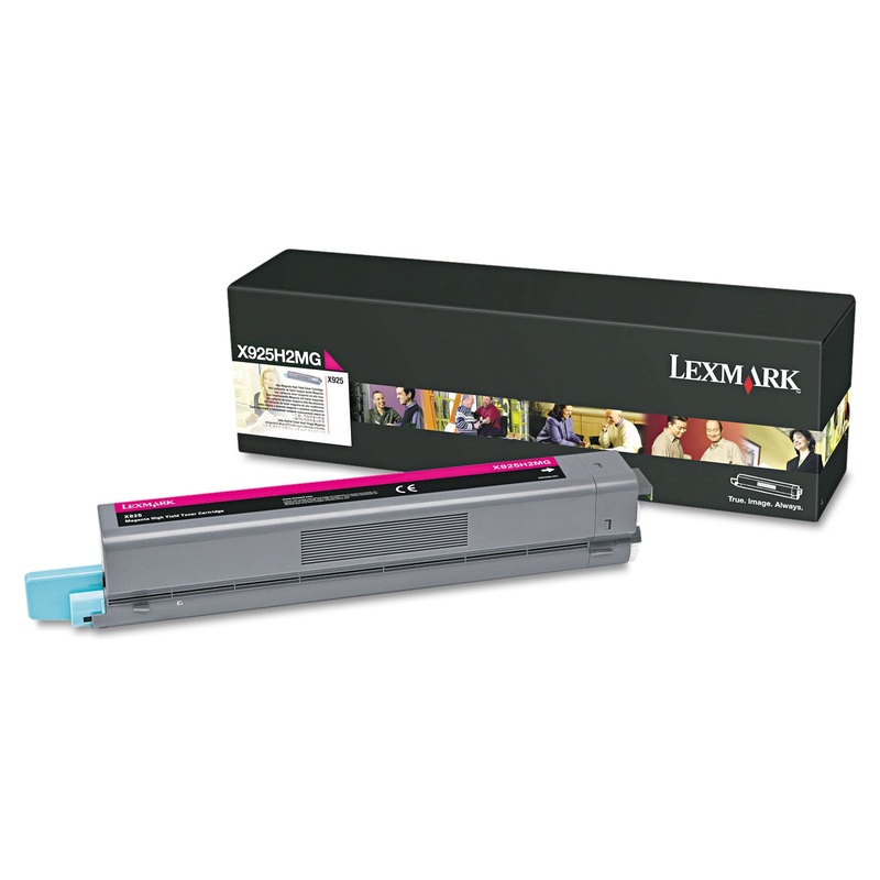 X925H2MG HIGH-YIELD TONER, 7500 PAGE-YIELD, MAGENTA