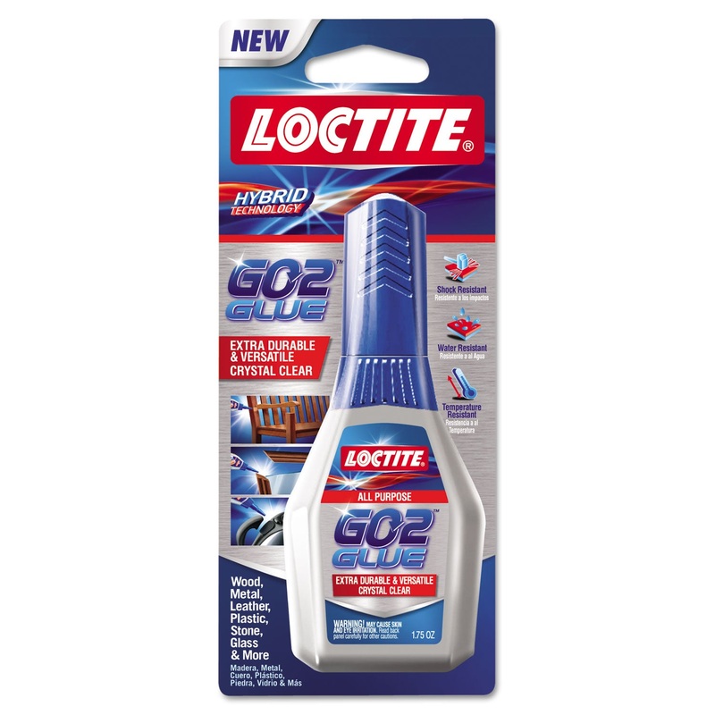 GO 2 GLUE, 1.75 OZ, DRIES CLEAR