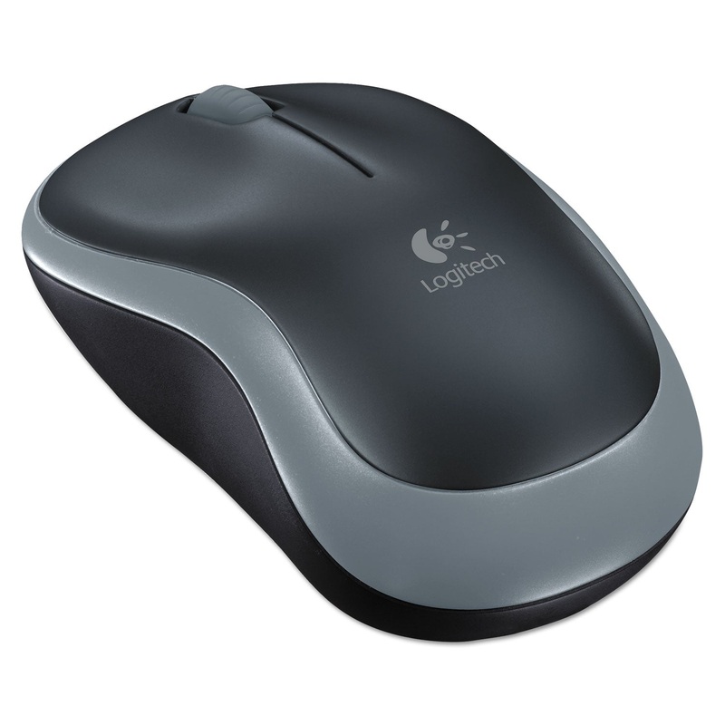 M185 WIRELESS MOUSE, 2.4 GHZ FREQUENCY/30 FT WIRELESS RANGE, LEFT/RIGHT HAND USE, BLACK