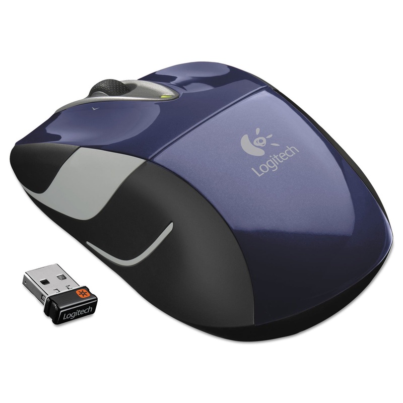 M525 WIRELESS MOUSE, 2.4 GHZ FREQUENCY/33 FT WIRELESS RANGE, LEFT/RIGHT HAND USE, BLUE
