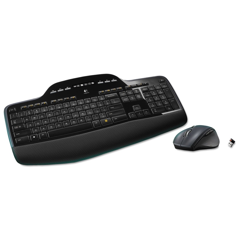 MK710 WIRELESS KEYBOARD + MOUSE COMBO, 2.4 GHZ FREQUENCY/30 FT WIRELESS RANGE, BLACK