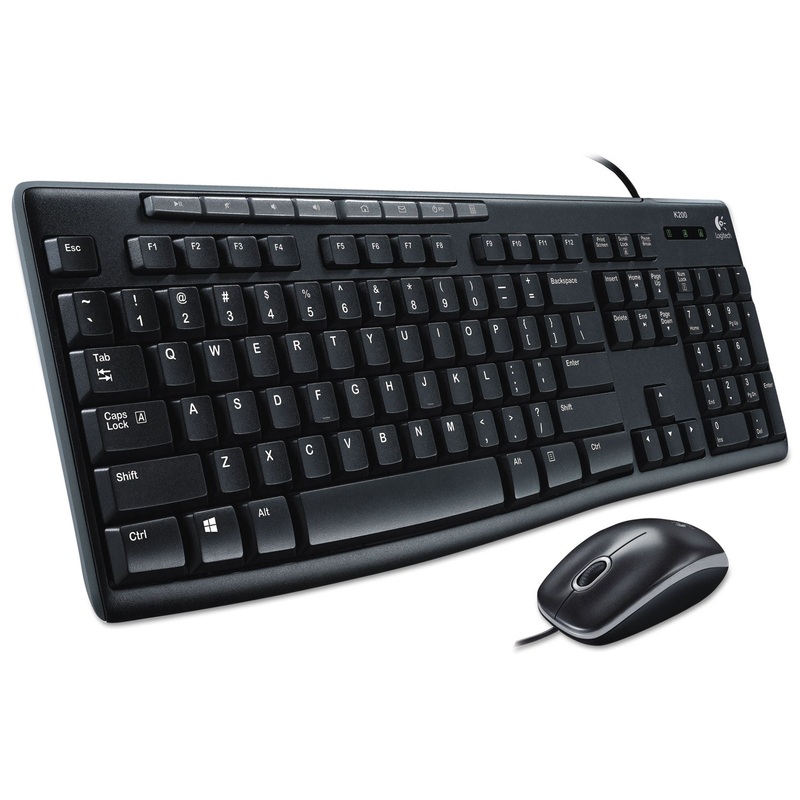 WIRED MEDIA COMBO MK200, USB 2.0, BLACK