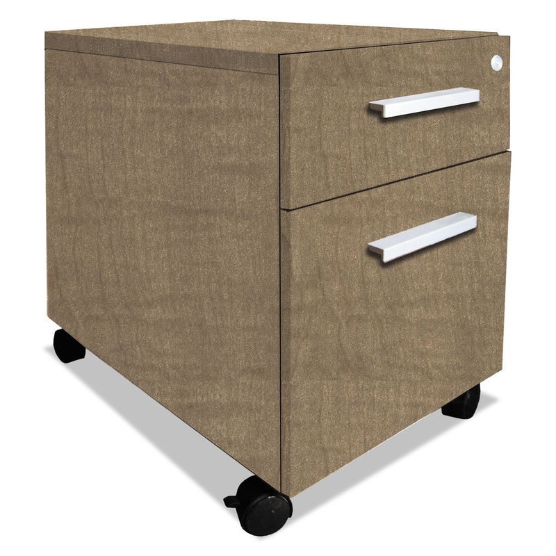 E5 SERIES MOBILE BOX/FILE PEDESTAL, 15.25W X 24D X 23H, COCOA