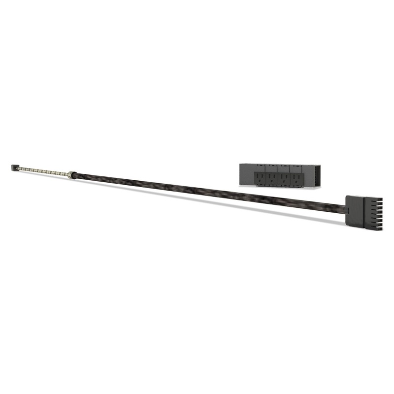 E5 SERIES SINGLE-CIRCUIT PLUG-IN POWER KIT FOR 30" TECHNOLOGY BELTWAY, BLACK