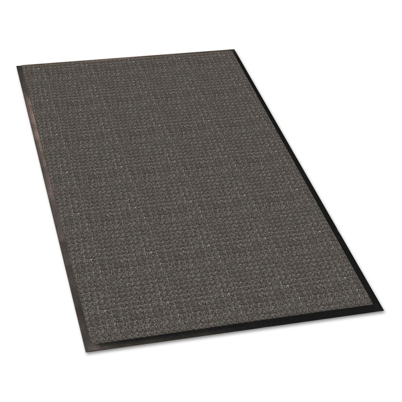 WATERGUARD INDOOR/OUTDOOR SCRAPER MAT, 22.75 X 33.5, CHARCOAL