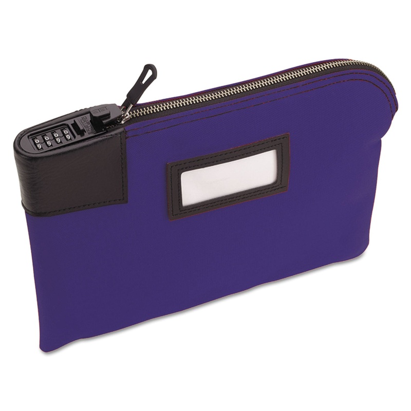 Classic Combination Deposit Bag, 11 X 1 X 8 1/2, Durablock, Blue
