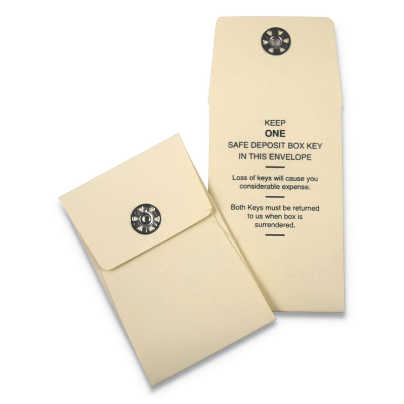 NYLON VAULT KEY-HOLE SIGNALS, 1-KEY, 2 1/2" X 3 1/2", SAND, 250/BOX