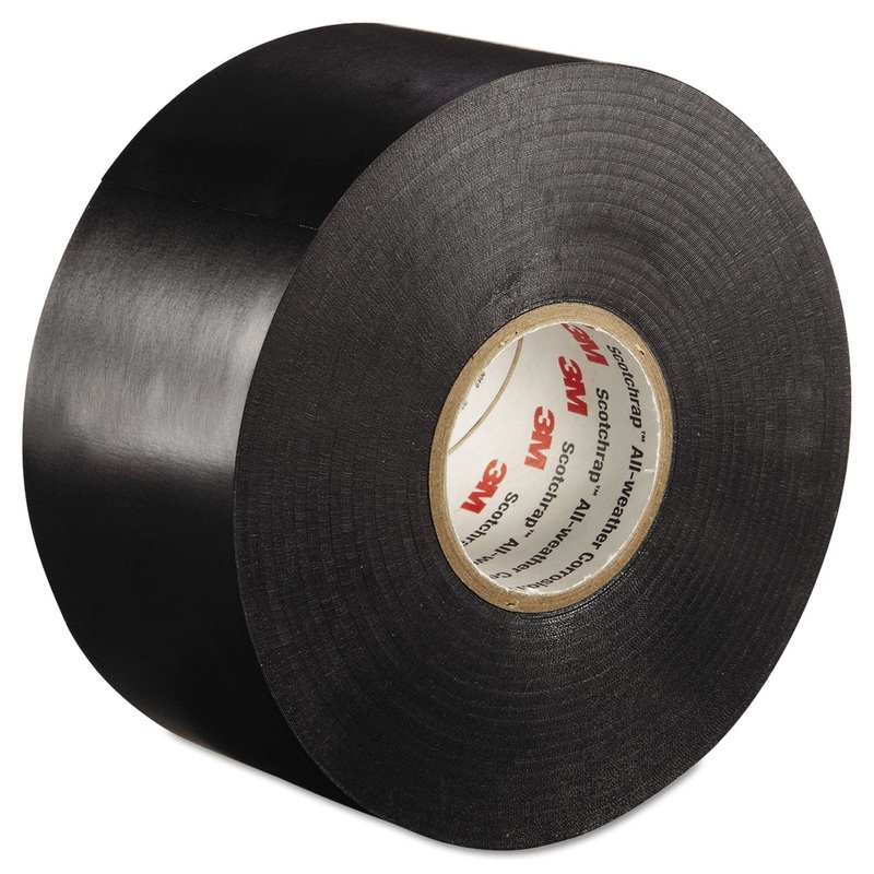 SCOTCHRAP ALL-WEATHER CORROSION PROTECTION TAPE, 2" X 100 FT, BLACK