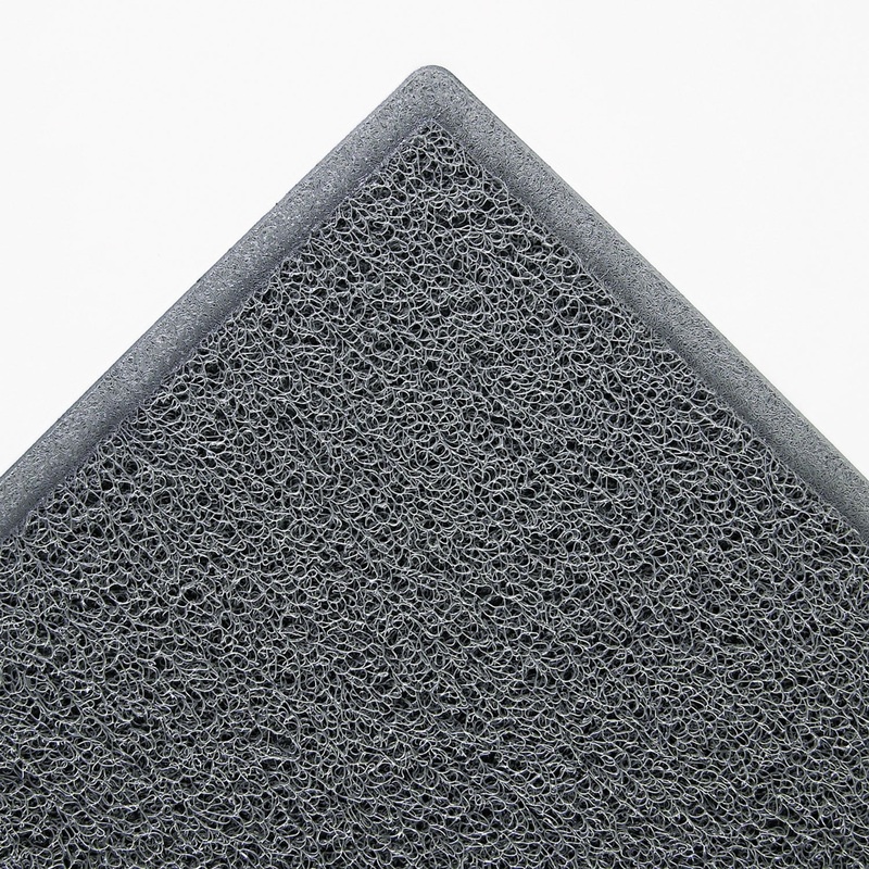 Dirt Stop Scraper Mat, Polypropylene, 36 X 60, Slate Gray