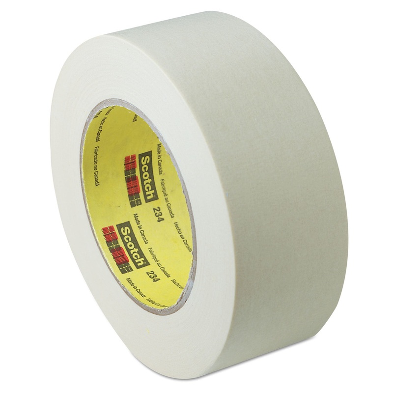 GENERAL PURPOSE MASKING TAPE 234, 3" CORE, 36 MM X 55 M, TAN