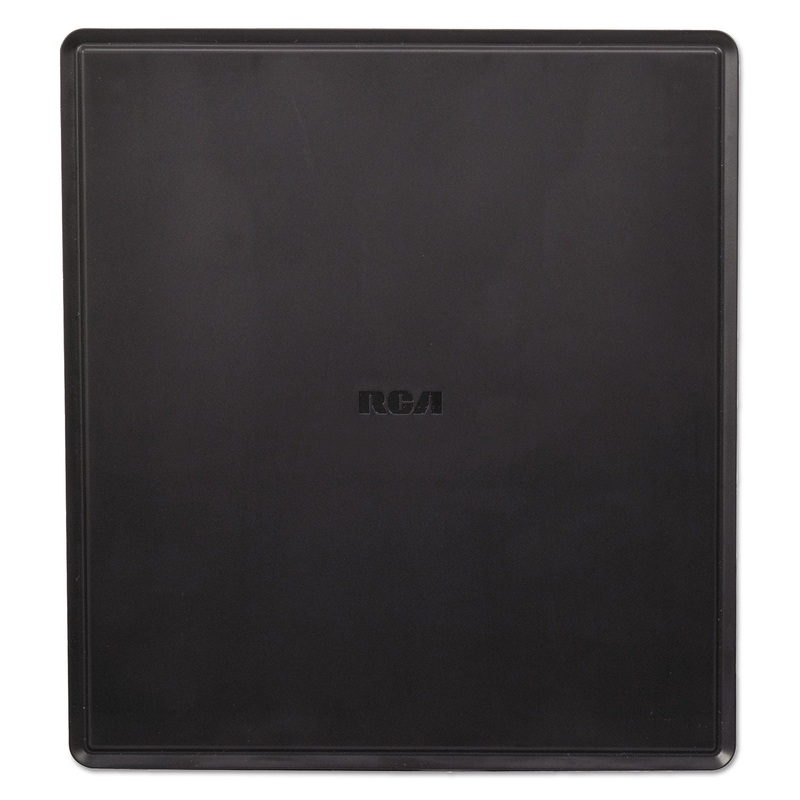 Indoor Omni-Directional Flat Digital Tv Antenna, Amplified, 50-Mile Range