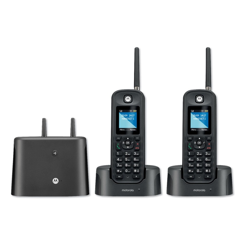 MTR0200 SERIES DIGITAL CORDLESS TELEPHONE WITH ANSWERING MACHINE, 2 HANDSETS