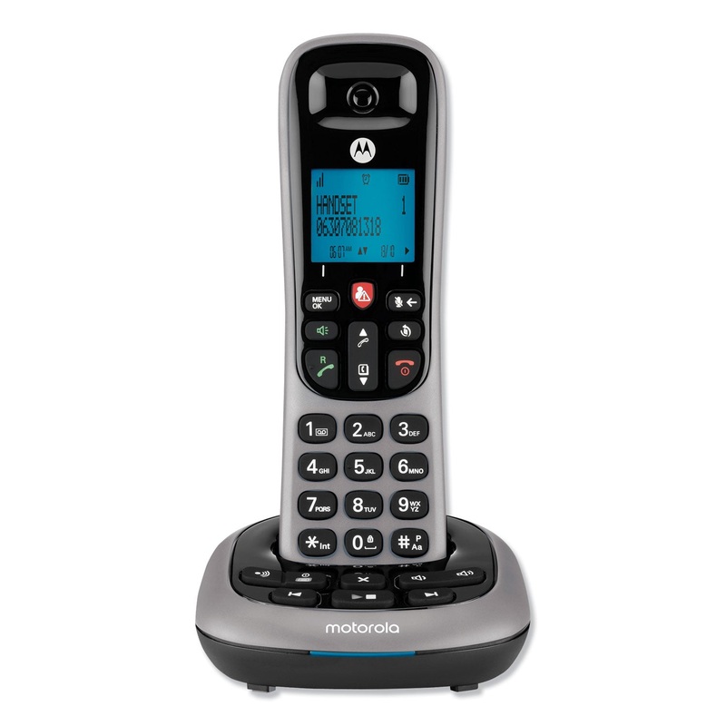 MTRCD400 SERIES DIGITAL CORDLESS TELEPHONE WITH ANSWERING MACHINE, 1 HANDET