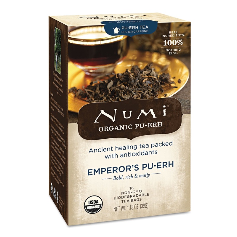 Organic Teas And Teasans, 0.125oz, Emperor's Puerh, 16/box