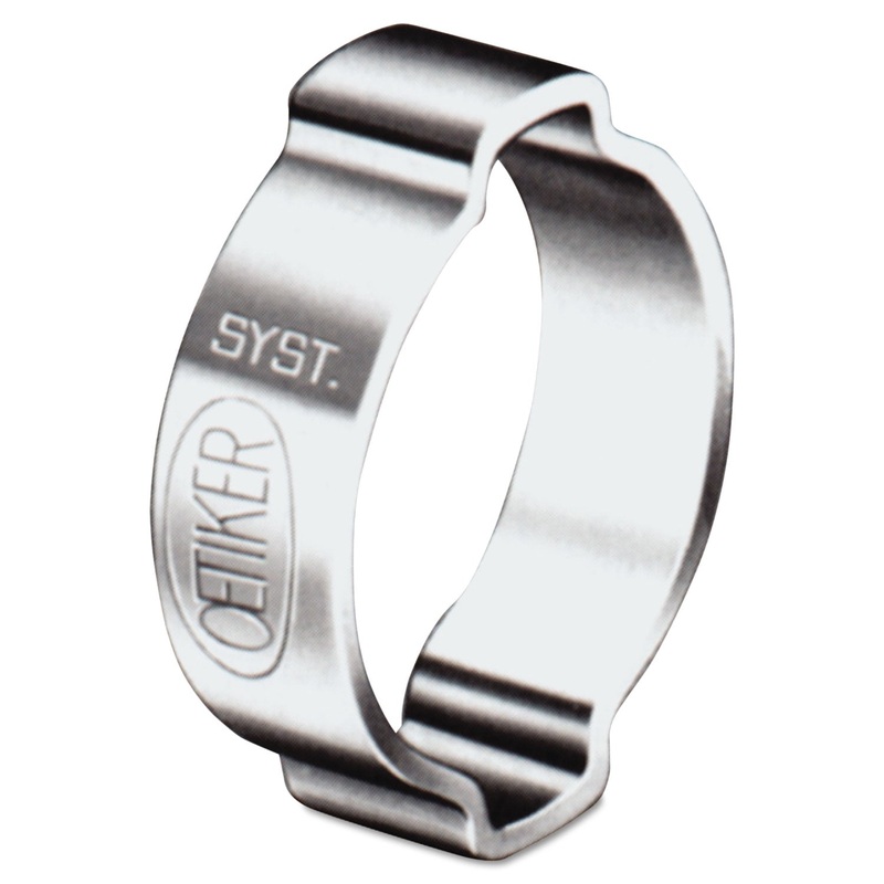 Two-Ear Crimp Clamp, 9/16" Diameter