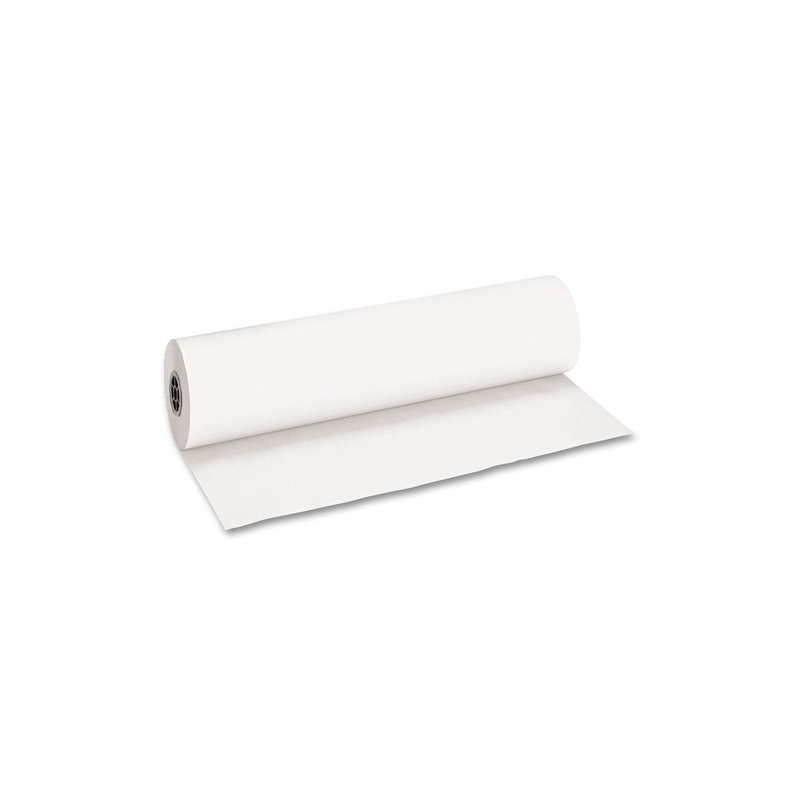 DECOROL FLAME RETARDANT ART ROLLS, 40LB, 36" X 1000FT, FROST WHITE