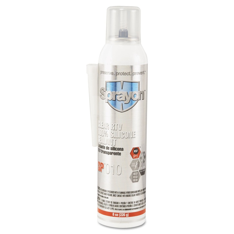 Rtv Silicone Sealant, Acetoxy Cure, 12 Cans/carton