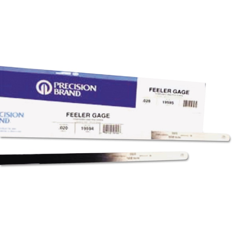 Flat Length Steel Feeler Gauge, 1/2" X 12"