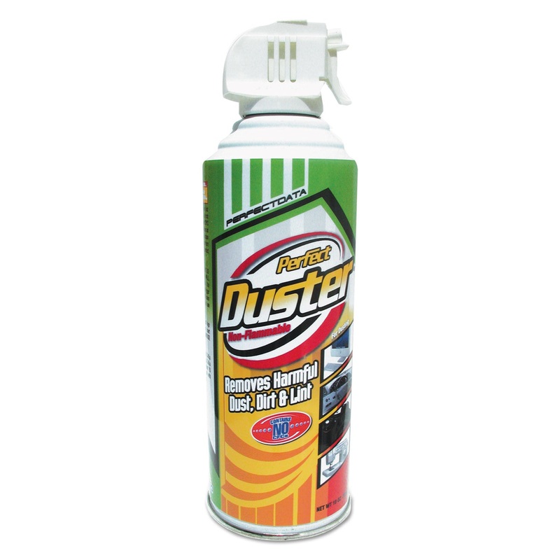 Non-Flammable Power Duster, 10 Oz Can, 2/pk