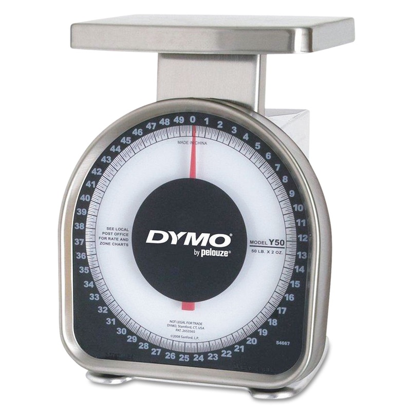 Heavy-Duty Mechanical Package Scale, 50lb Capacity, 6 X 4-3/4 Platform