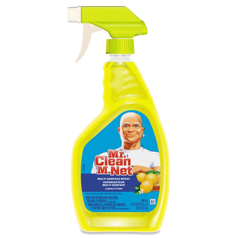 Multipurpose Cleaning Solution, Lemon Scent, 32 Oz Spray Bottle