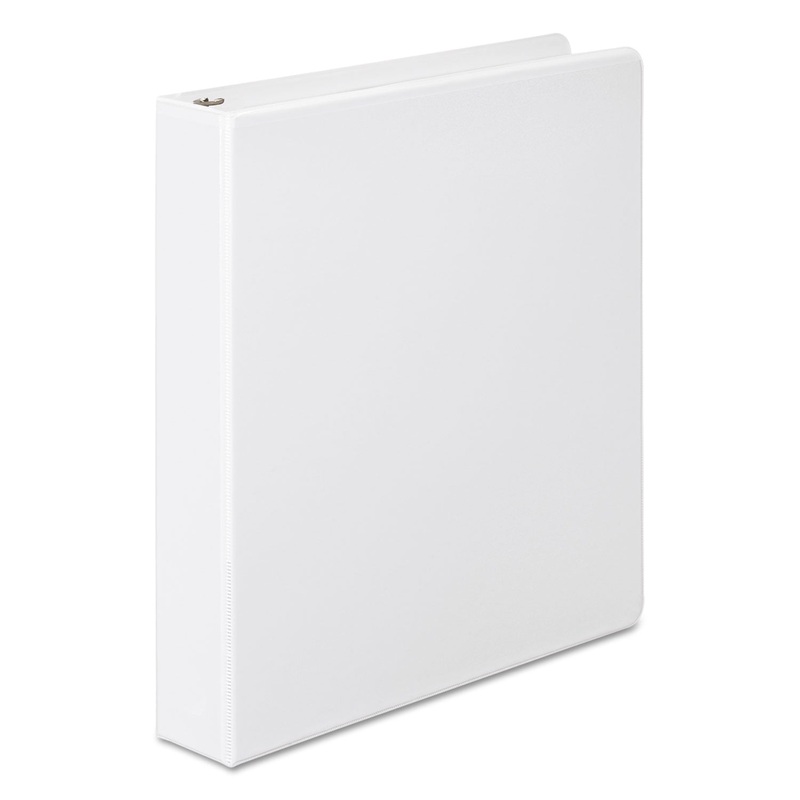 362 BASIC ROUND RING VIEW BINDER, 3 RINGS, 1" CAPACITY, 11 X 8.5, WHITE