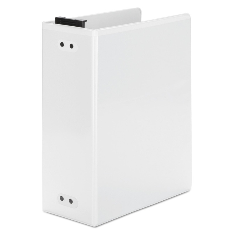 HANGING STRAIGHT POST VIEW BINDER, 3 POSTS, 3" CAPACITY, 11 X 8.5, WHITE