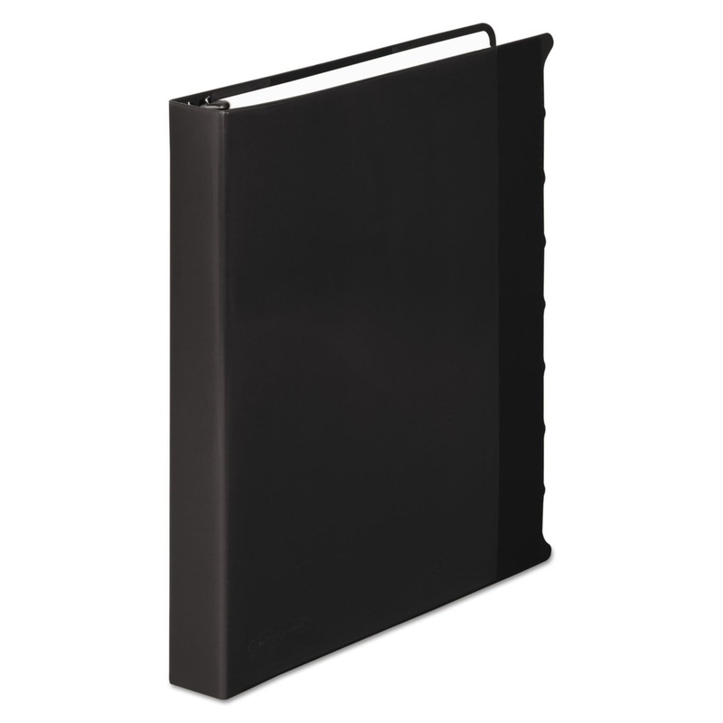 VIEW-TAB PRESENTATION ROUND RING VIEW BINDER WITH TABS, 3 RINGS, 1" CAPACITY, 11 X 8.5, BLACK