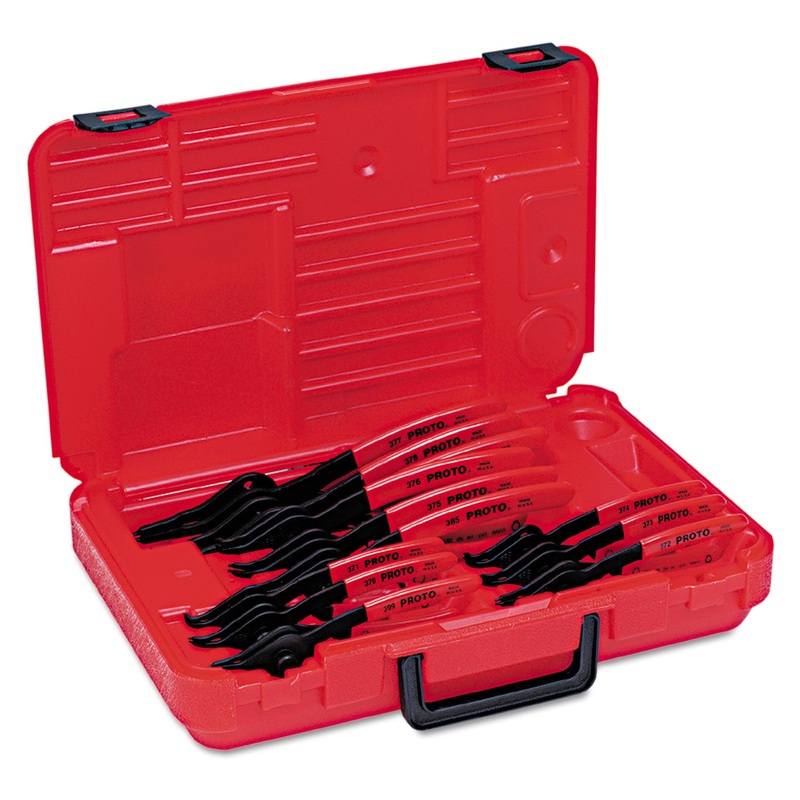 12-Piece Convertible Retaining Ring Pliers Set
