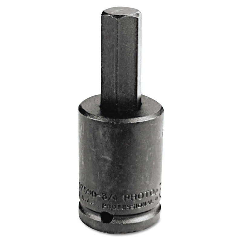 Impact Socket Bit, 3/4" Drive, 7/8" Hex Bit