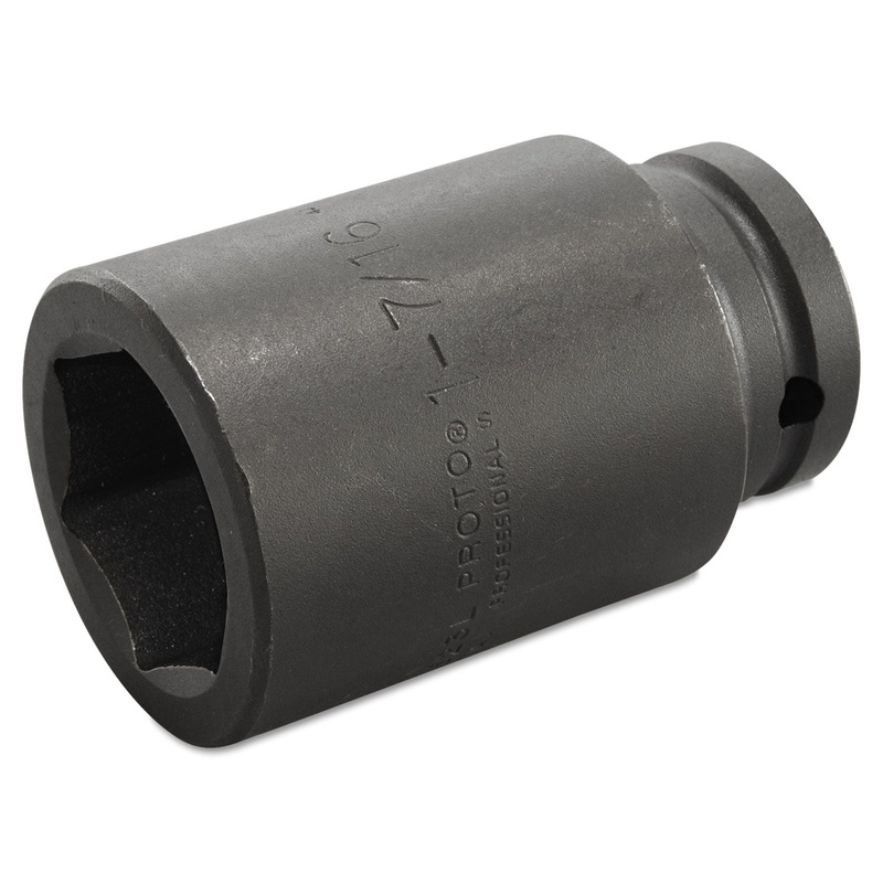 Torqueplus Deep Impact Socket, 3/4" Drive, 1-7/16" Opening, 6-Point