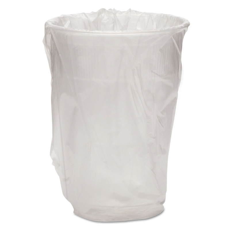 Wrapped Plastic Cups, 9oz, White, 1000/carton