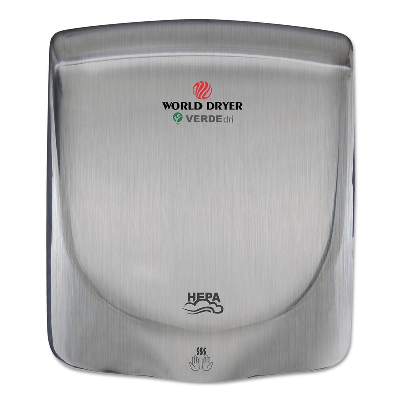 Verdedri Hand Dryer, Stainless Steel, Brushed