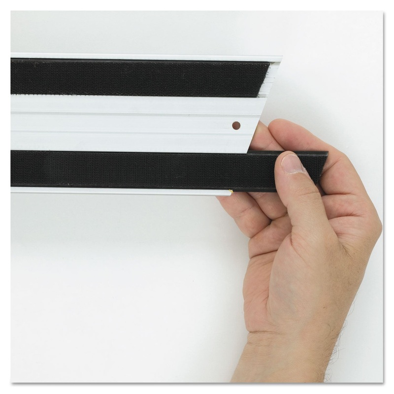 HOOK AND LOOP REPLACEMENT STRIPS, 1.1" X 18", BLACK