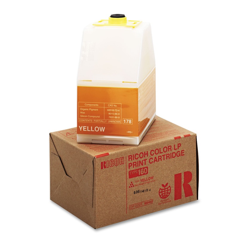 888443 Toner, 10000 Page-Yield, Yellow
